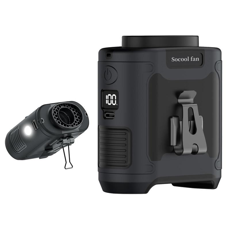 Portable 10,000Mah Power Bank: 3-In-1 Fan, Torch & LED Light